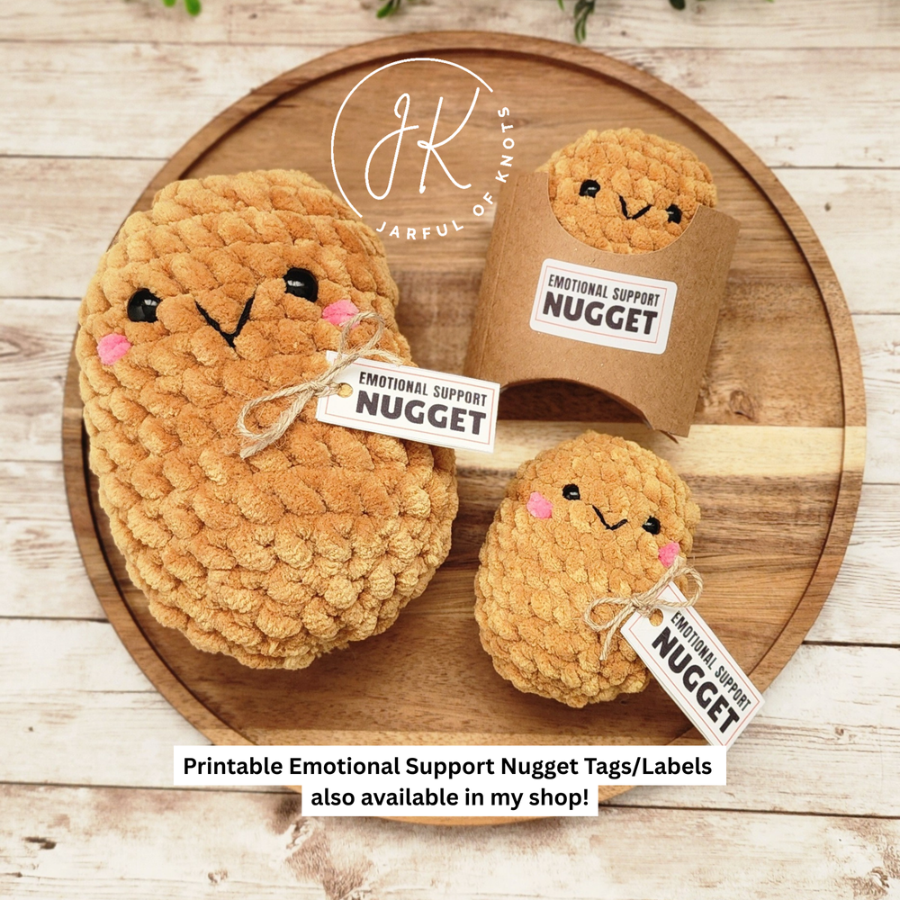 Easy Nugget Chicken Crochet Pattern — Jarful Of Knots